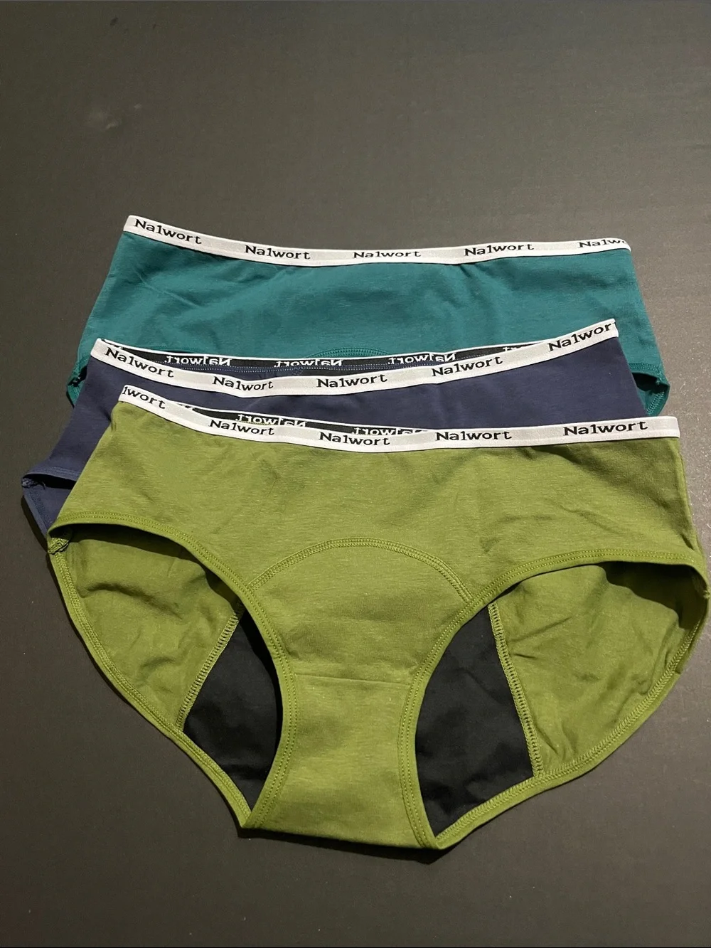 Nalwort Teen Girls period Panties Cotton Leakproof menstrual Underwear 2XL 14/16